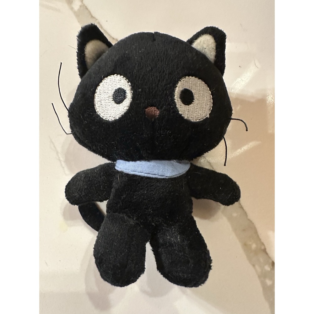 Rare Build A Bear Chococat Plush Black Mini Stuffed Animal 4.5"  2008 Cat